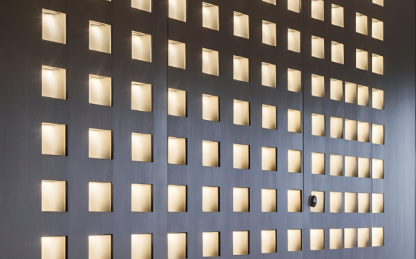 Architectural wall concealing ballistic paneling