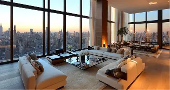 Luxury apartments and penthouses